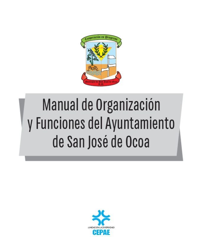 Manual de Organización y Funciones del Ayuntamiento de San José de Ocoa